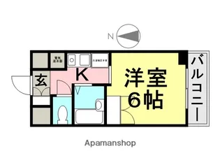 クレセール【806号室】の間取り