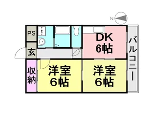 アーバンクリーク【3階】の間取り