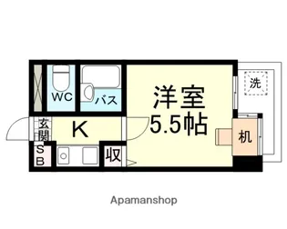 メゾン大和5号館【2階】の間取り