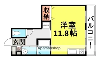 ルイ・シャトレ武庫之荘【203号室】の間取り
