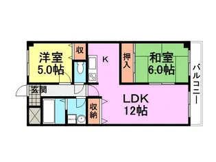 セレニティ武庫之荘弐番館【702号室】の間取り