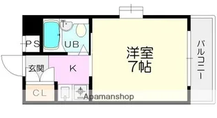 アラカサ2【309号室】の間取り