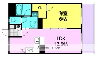 グリーンフォレスト武庫之荘11号館【4階】の間取り