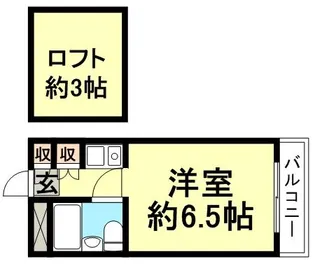 アートンヒュース【3階】の間取り