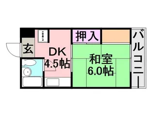 シャトルイツキ【310号室】の間取り