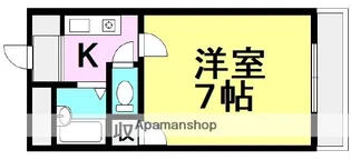 ジョイフジ塚口【3階】の間取り