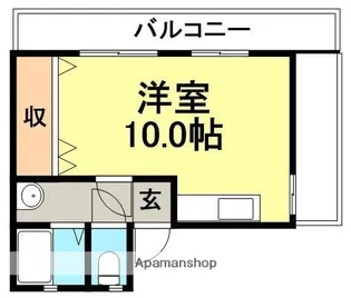 都ハウス【4階】の間取り
