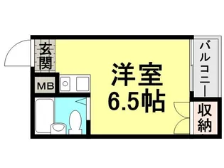 パーソナルマンション杭瀬Ⅱ【505号室】の間取り