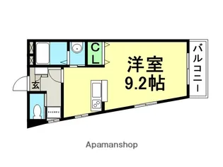 SHIKOKU8【305号室】の間取り
