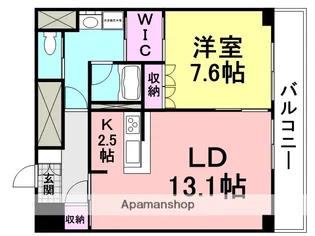 ベルファース尼崎【9階】の間取り