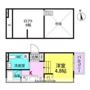 サクシード尼崎【202号室】の間取り