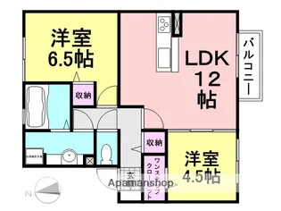 ルシエル【1階】の間取り
