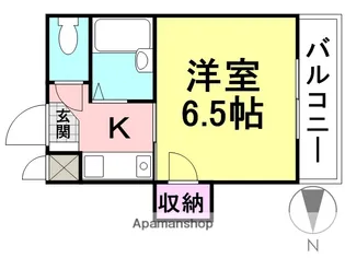 松本ハイツ【205号室】の間取り