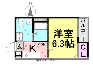 ルシエル【1階】の間取り