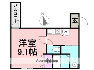 フジパレス大物駅北1番館【302号室】の間取り
