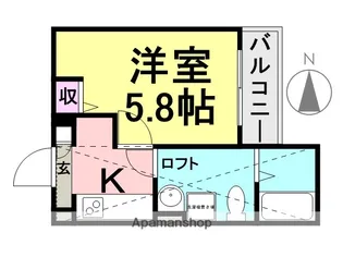 エイト【2階】の間取り