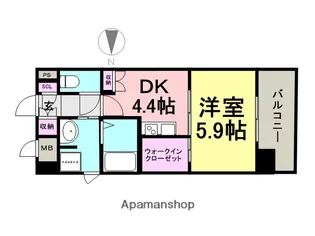 有恒五番館【2階】の間取り
