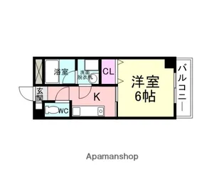 エルシ誠宏3番館【407号室】の間取り