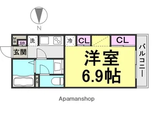 コンフォート南塚口町【3階】の間取り