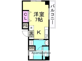 ベアーレ伸和【301号室】の間取り
