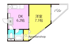 サニーハイツ【2階】の間取り