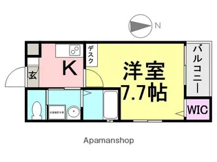ワコーレヴィータ尼崎七松町パークフロントEAST【201号室】の間取り