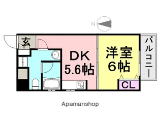CHOPIN(ショパン)【2階】の間取り