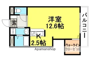 LIVRECOLLINE(リーブルコリーヌ)【205号室】の間取り