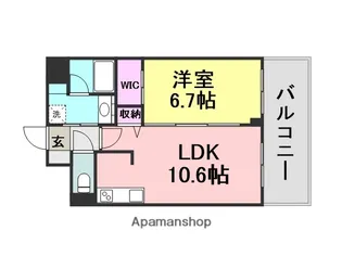 ヴィラ レオーネ【501号室】の間取り