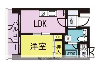 エスペランサ藤井2(兵庫県民高齢者住宅 )【3階】の間取り