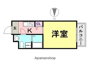 U−RO昭和南通【6階】の間取り
