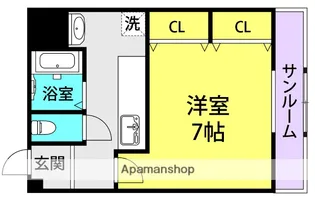 公楽ビル【3階】の間取り