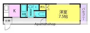 メゾンドゥプランタン塚口【306号室】の間取り