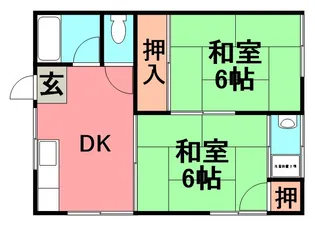 武庫川アパート【103号室】の間取り