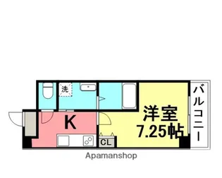 ジェンシア塚口【2階】の間取り