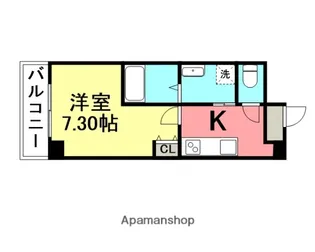 ジェンシア塚口【1階】の間取り