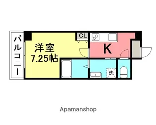 ジェンシア塚口【304号室】の間取り