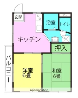 エヌビレッジ【4階】の間取り
