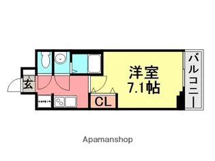 フレシール昭和通【716号室】の間取り