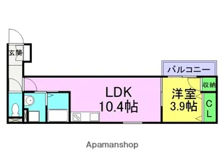 ウィングヒルズ武庫之荘【2階】の間取り