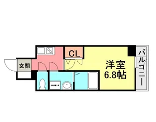 レーヴメゾン尼崎昭和通【10階】の間取り