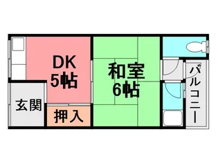 大黒文化【2階】の間取り