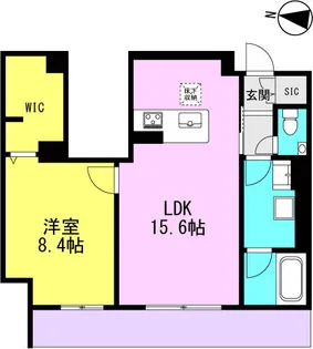 SHAMAISON VERDE【1階】の間取り