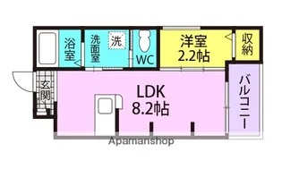 シーエムドゥ【2階】の間取り