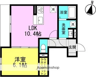 METEOR GRAND【2階】の間取り