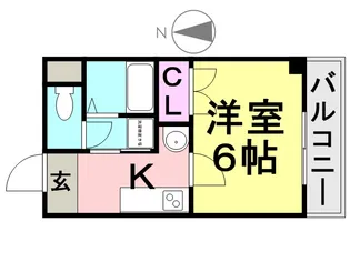 MY尼崎【2階】の間取り