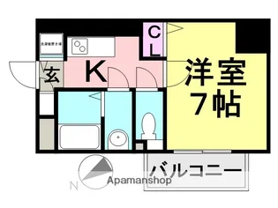 兵庫県尼崎市東難波町5丁目【マンション】の間取り