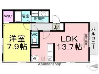 ゾンネ武庫之荘【3階】の間取り