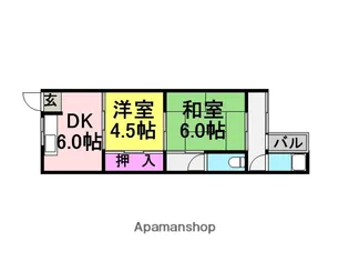 ダイコーハイツ【403号室】の間取り