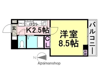 エクセレント【701号室】の間取り